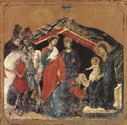 Duccio di Buoninsegna Adoration of the Magi (mk08) oil